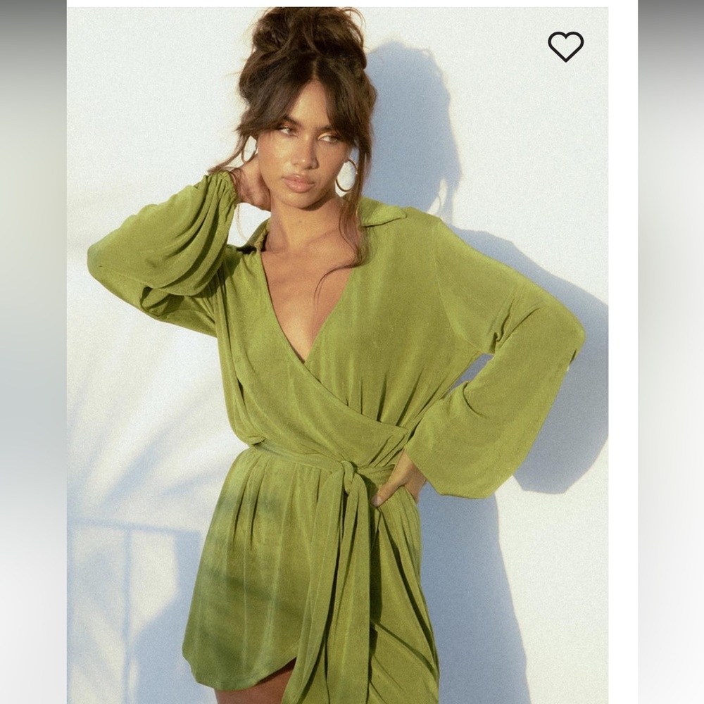 Princess Polly Green Mini Dress | Size: 2